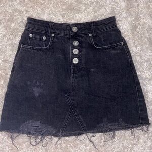Bdg urban outfitters black denim skirt